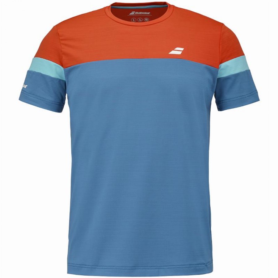 Camiseta Babolat Perf Crew Neck Azul Petroleo