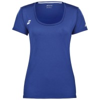 Camiseta Babolat giocano Capsleeve Azul Blanco Junior