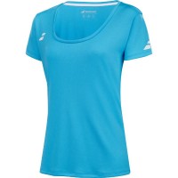 Camiseta Babolat giocano Capsleeve Azul Cian Mujer