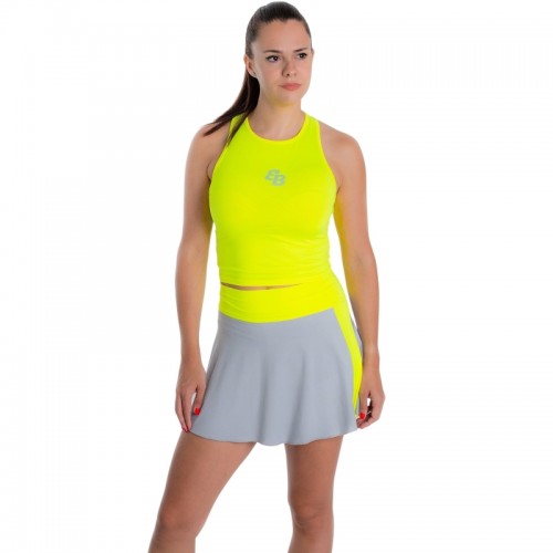 Basic T-shirt corta BB giallo fluo