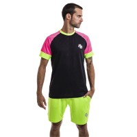 BB Gioco Nero Rosa Melone T-Shirt - Barata Oferta Outlet