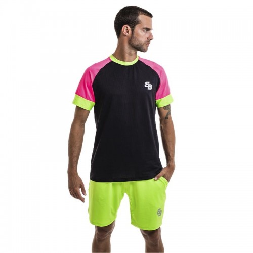 BB Gioco Nero Rosa Melone T-Shirt