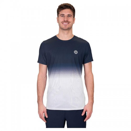 T-shirt Bidi Badu Crew Gradiant Blu Scuro Bianco