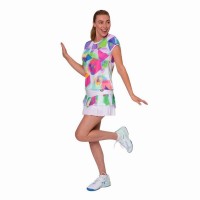Bidi Badu Kaleido Capsleeve White Mix Maglietta da donna  Offerta + Economico