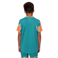 Bidi Badu Melbourne T-Shirt Bambino Petrolio Scollo A V Arancione