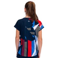 Bidi Badu New York Capsleeve Blu Scuro Rosso Junior T-shirt  Offerta + Economico