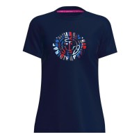 Bidi Badu New York Chill Blu Scuro Rosso Maglietta da donna  Offerta + Economico