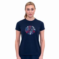 Bidi Badu New York Chill Blu Scuro Rosso Maglietta da donna  Offerta + Economico