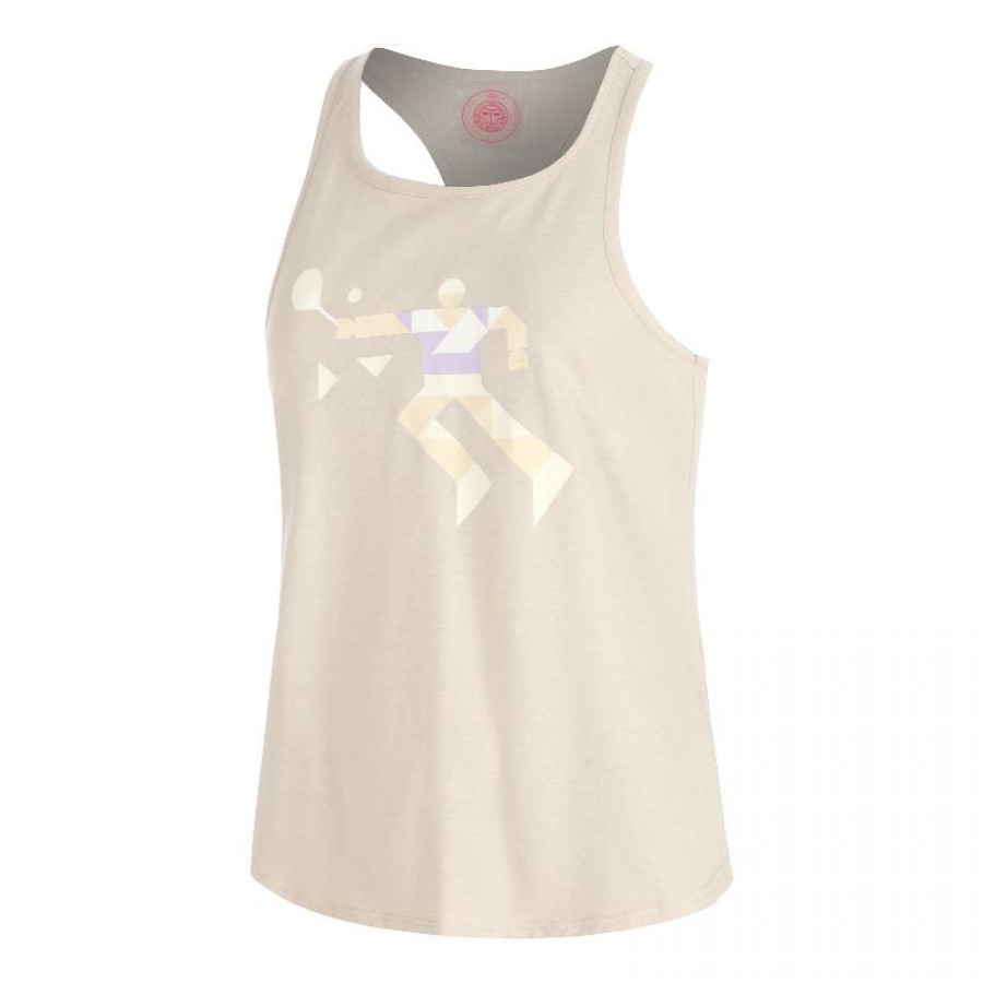 Camiseta Bidi Badu Paris Chill Beige Mujer  Offerta + Economico