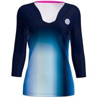 Bidi Badu Spectrum V-Neck Aqua Blu Scuro Maglietta da donna  Offerta + Economico