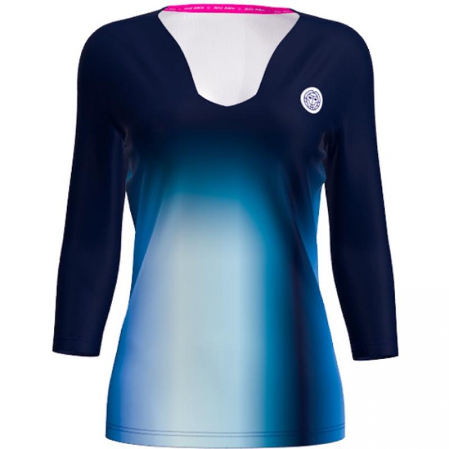 Bidi Badu Spectrum V-Neck Aqua Blu Scuro Maglietta da donna  Offerta + Economico