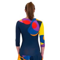 Bidi Badu Twiggy V-Neck Blu Scuro Mix Maglietta da donna  Offerta + Economico