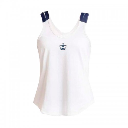 T-shirt Oslo Navy con Corona Nera