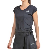 Maglietta Bullpadel Adoros nera bicolore  Offerta + Economico