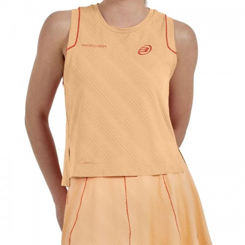 T-shirt arancione pastello Claudia Fernandez Bullpadel 26V
