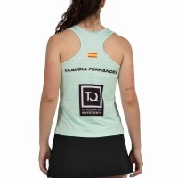 Bullpadel Claudia Fernandez Premier Padel Adies Maglietta Verde Acqua  Offerta + Economico