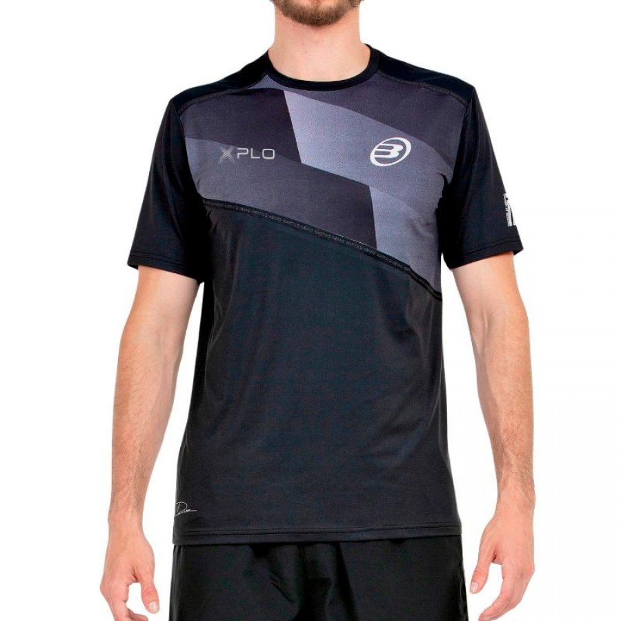 Camiseta Bullpadel Di Nenno 25V Negro  Offerta + Economico