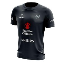 Camiseta Bullpadel Di Nenno Premier Padel Finals Licio Negro