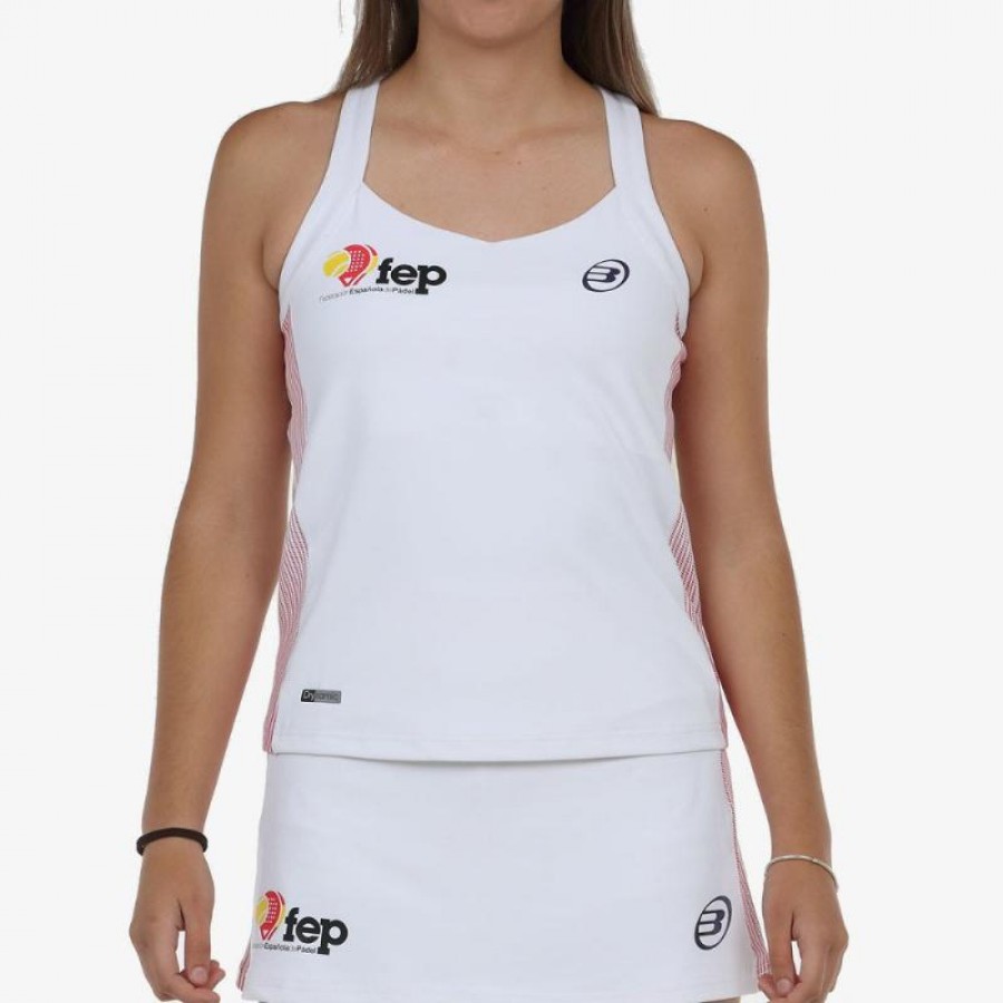 Maglietta Bullpadel FEP Exima bianca  Offerta + Economico