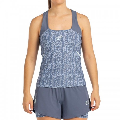 Maglietta blu lavata Bullpadel Oilos