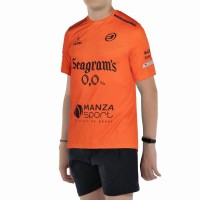 Bullpadel Paquito Navarro Premier Padel Mesia Maglietta Junior in terra battuta