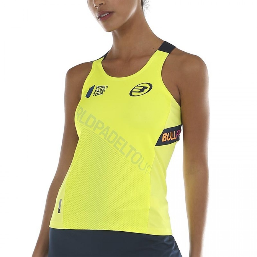 Bullpadel WPT Serenis Giallo zolfo Fluor T-Shirt