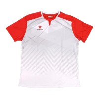 Cartri School T-shirt Bianco Grigio Rosso