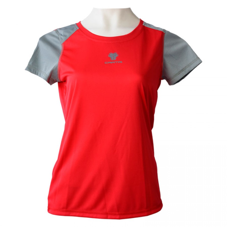 T-shirt Cartri Simona Grigio Rosso