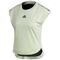 T-Shirt con Top Adidas New York Green Black