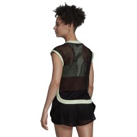 T-Shirt con Top Adidas New York Green Black