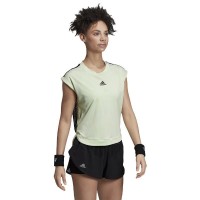 T-Shirt con Top Adidas New York Green Black