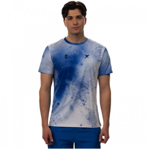 Camiseta Drop Shot Jon Sanz Aker Stampa Azul