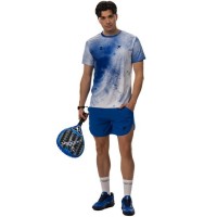 Camiseta Drop Shot Jon Sanz Aker Stampa Azul