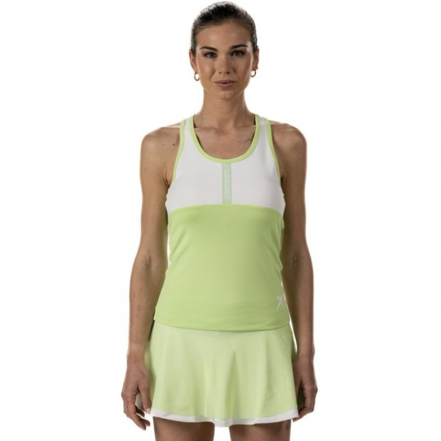 Drop Shot Lys Maglietta Verde Bianca  Offerta + Economico