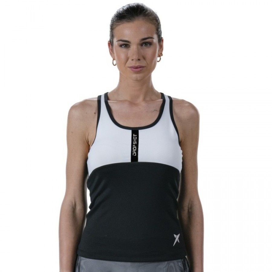 Drop Shot Onix Maglietta Nero Bianco  Offerta + Economico