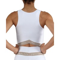 Maglietta bianca Endless Chill II di Delave