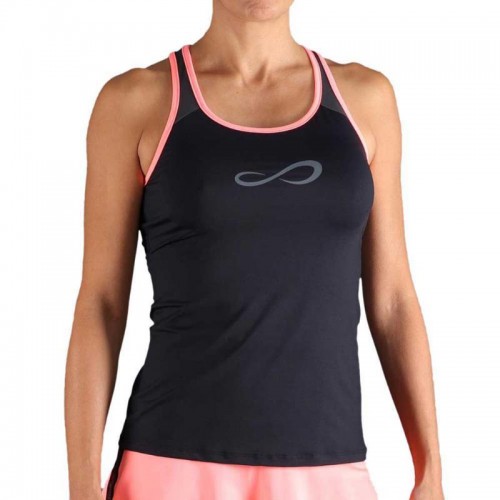 Maglietta Endless Minimal Coral Nero