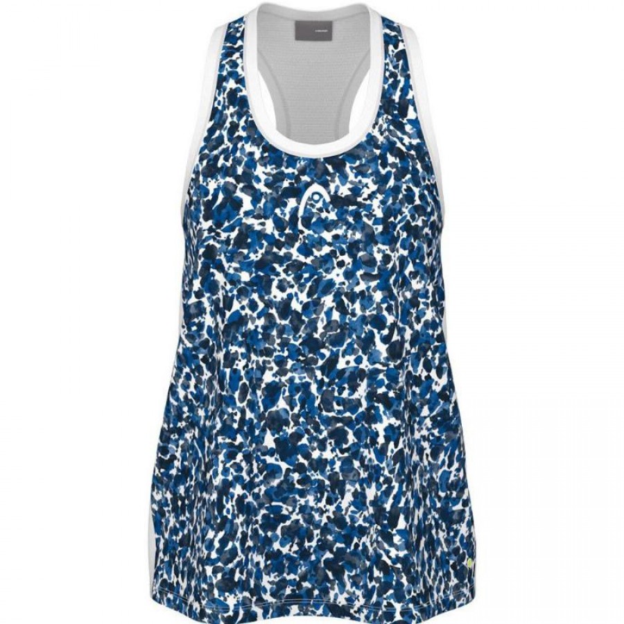 Camiseta Head Agility Azul Stampa Royal  Offerta + Economico