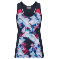 T-Shirt Navy blu senza spalline testa Ava  Offerta + Economico