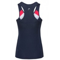T-Shirt Navy blu senza spalline testa Ava  Offerta + Economico