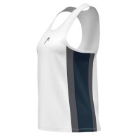 T-shirt femminile Head Club 25 Tech blu navy bianco