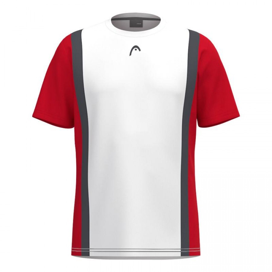 Head Club 25 Tech Bianco Rosso Maglietta Junior  Offerta + Economico