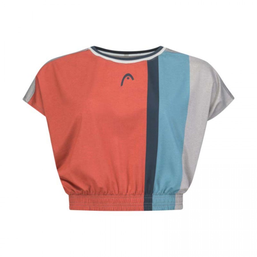 Head Crop Top T-shirt Coral Donna  Offerta + Economico