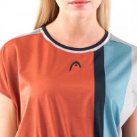 Head Crop Top T-shirt Coral Donna  Offerta + Economico