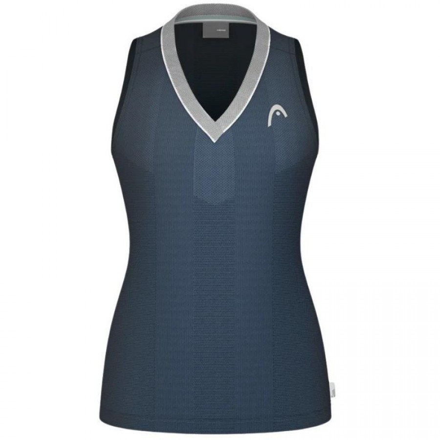 Head Performance Navy Blue Silver Maglietta da donna  Offerta + Economico