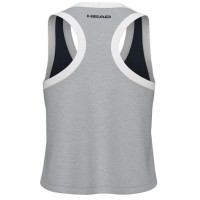 Camiseta Head Play Top Corto Azul Marino Gris Mujer  Offerta + Economico
