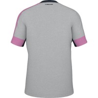 Camiseta Head Play Tech Rosa Gris  Offerta + Economico