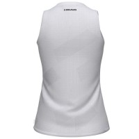 T-shirt femminile bianca arancione Head Pro
