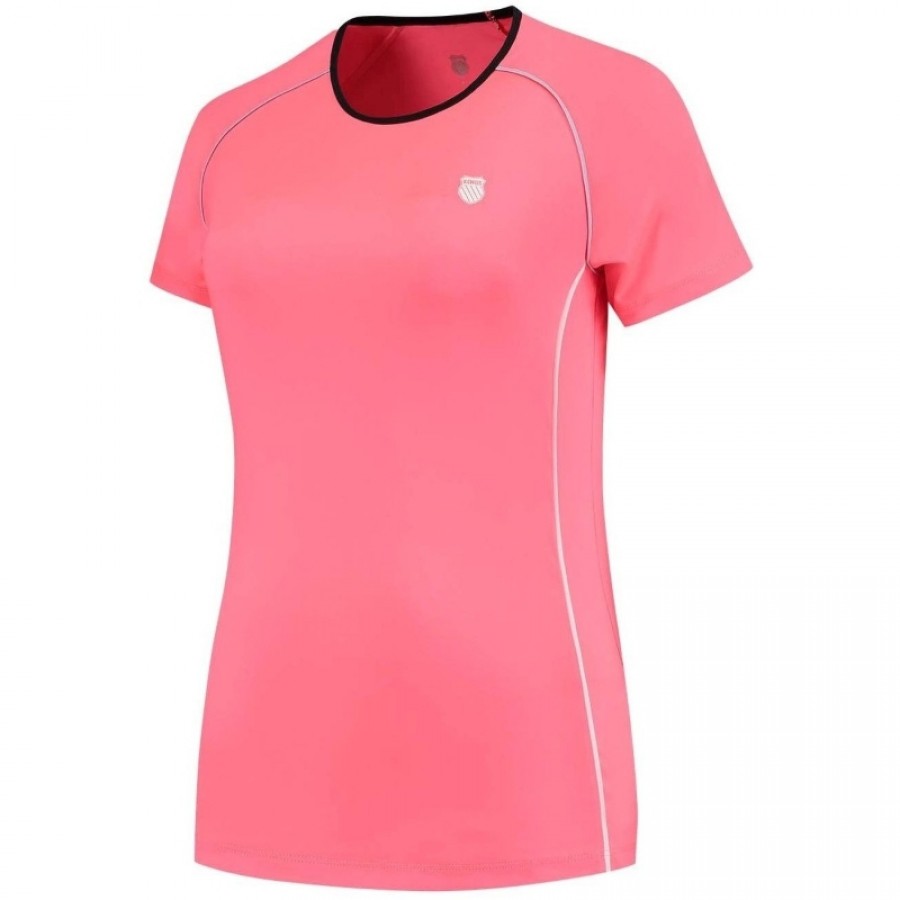 Camiseta Kswiss Hypercourt Crew 4 Rosa Mujer