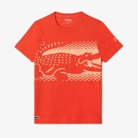Lacoste Novak Djokovic T-shirt arancione  Offerta + Economico